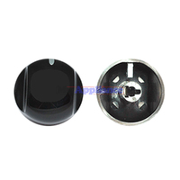 0019007889 Black Control Knob Westinghouse Cooktop