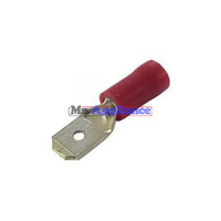 T012-100 Wiring Terminal - 6.3 Male (Pkt100)