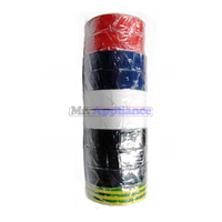 T021M Electrical Tape, Rainbow Pack 10