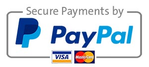 Pay Securely with PayPal or Credit card